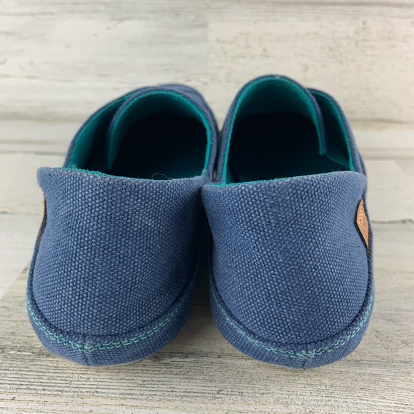 MERRELL Monument Inde Blue Canvas Shoe 9.5 - Picture 4 of 8